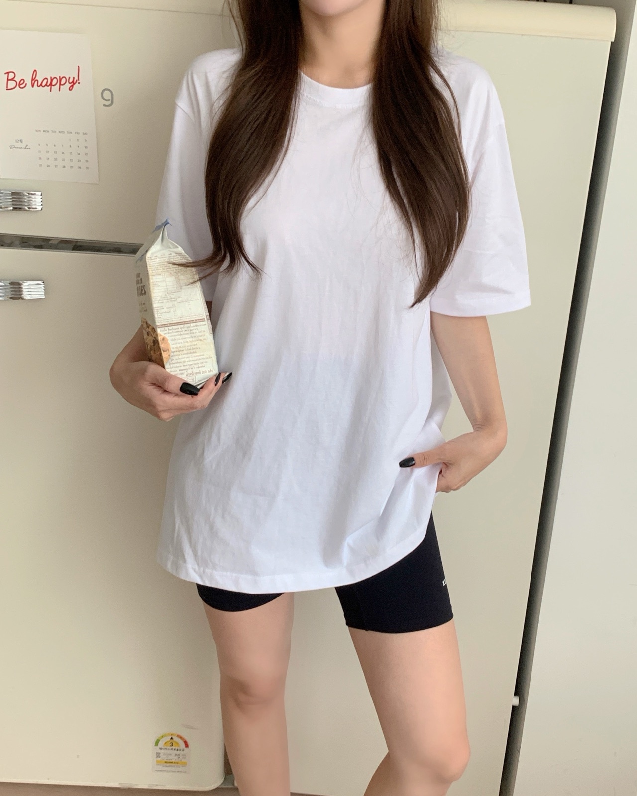 이지박스 코튼 반팔티