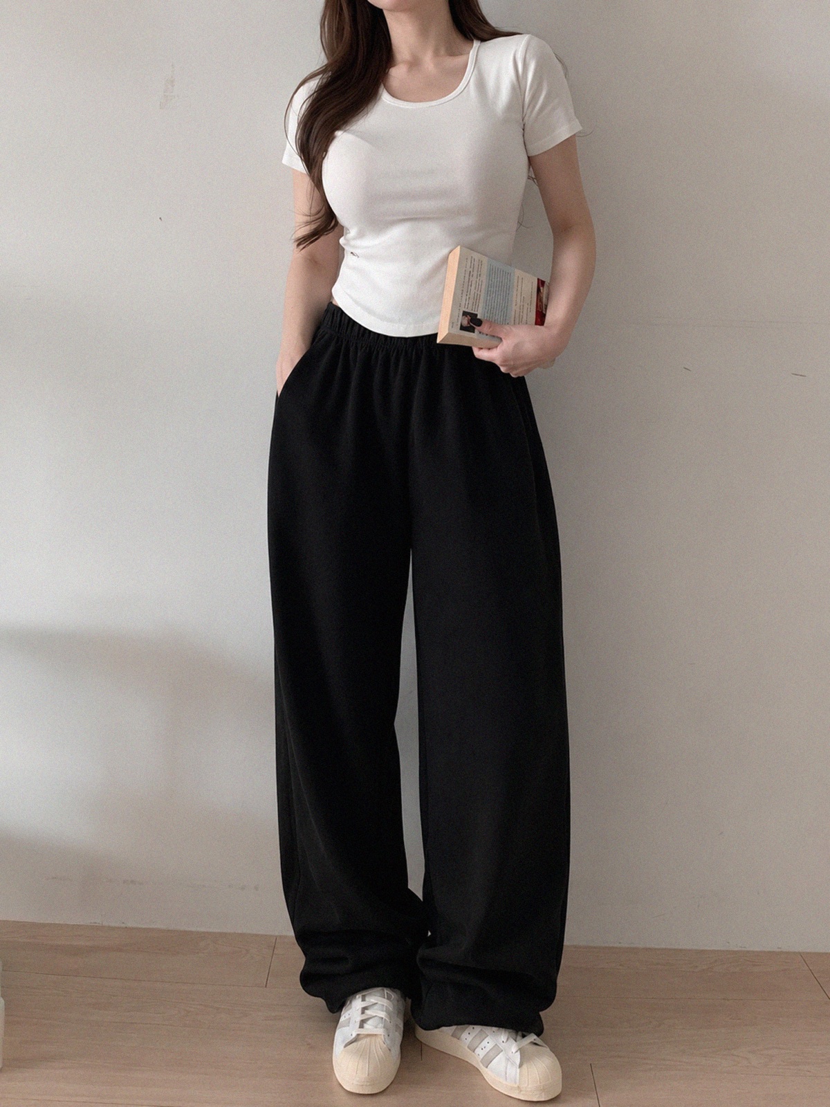데일리 코지 스트링 조거 팬츠